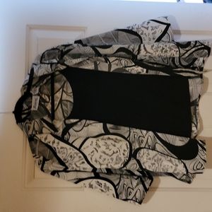 Vintage button shirt with built in tank top